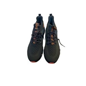 TSIODFO Men's Black Orange Athletic Running Fashion Sneakers Shoes